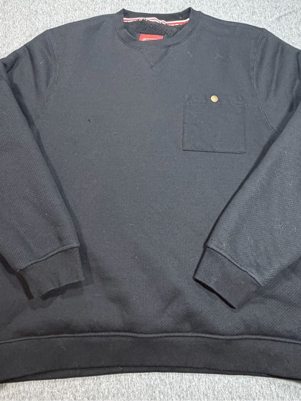 Coleman Men’s Long Sleeve Sherpa Lined Chest Pocket Crewneck Sweatshirt Mens XXL